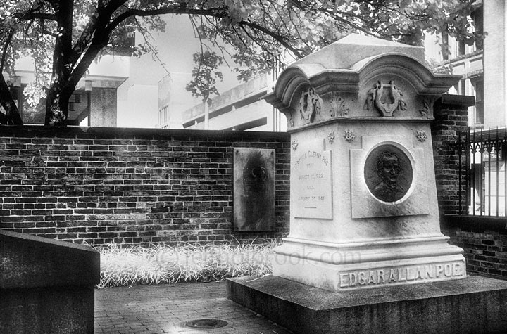 Westminster Cemetery, Baltimore, MD. Grave of Edgar Allen Poe